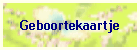 Geboortekaartje