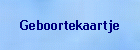 Geboortekaartje