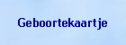 Geboortekaartje