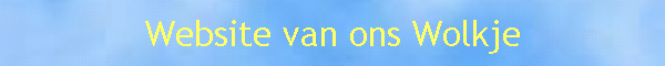 Website van ons Wolkje